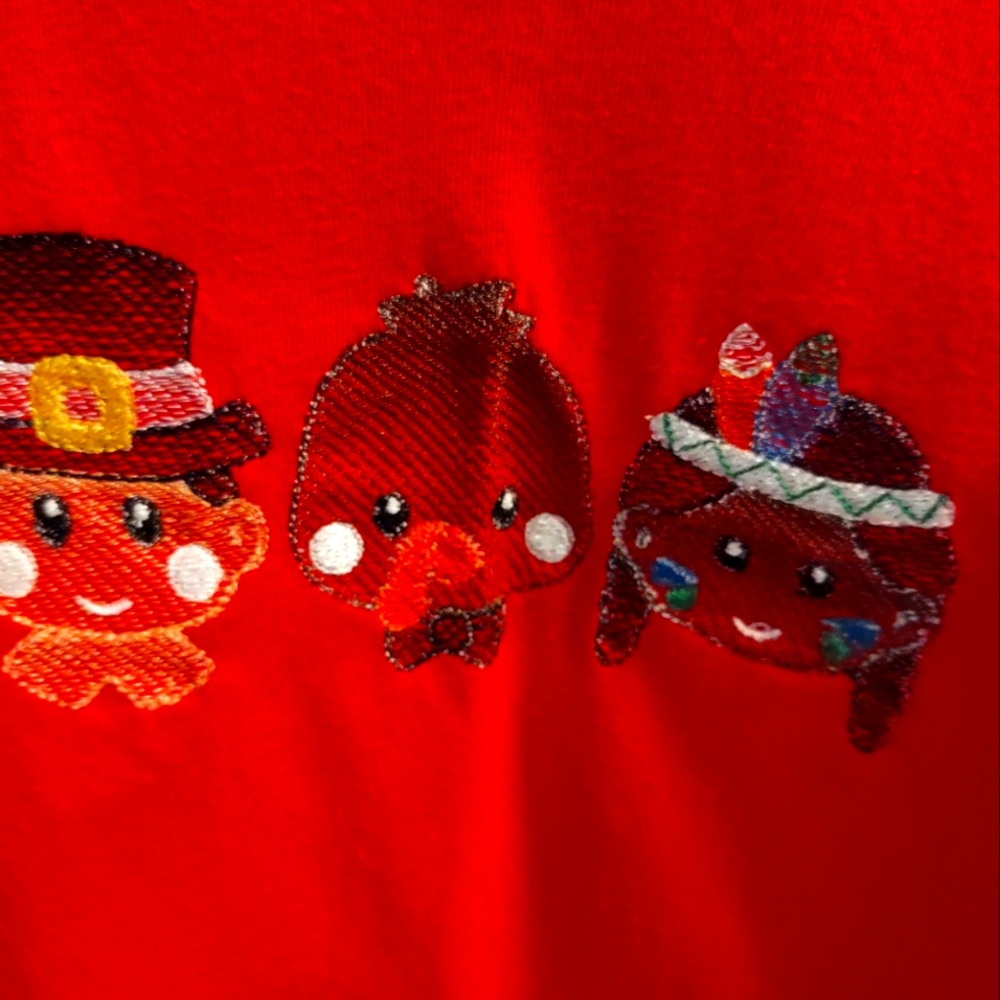 Thanksgiving Embroidery new never worn size 5t.